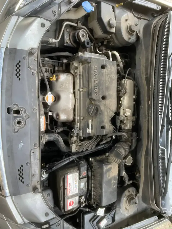 Встановлення ГБО на Kia Rio у Запоріжжі під капотом